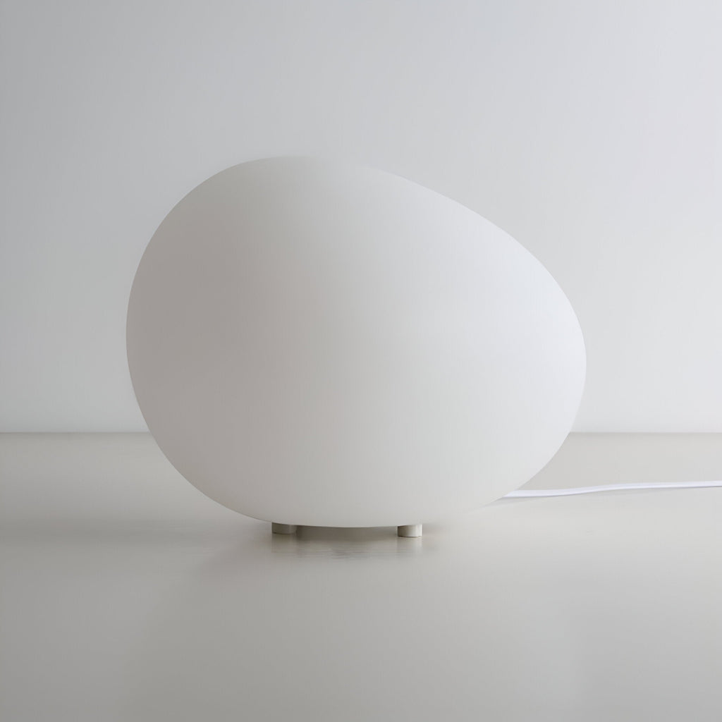 Modern Glass Solar Table Lamp for Living Room — Ashbury Home & Living