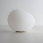 Modern Glass Solar Table Lamp for Living Room — Ashbury Home & Living