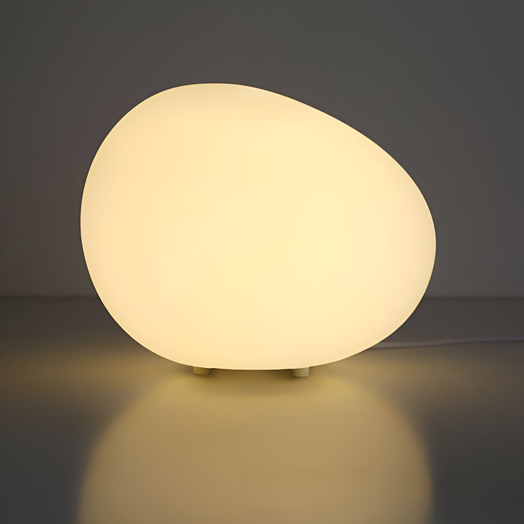 Modern Glass Solar Table Lamp for Living Room — Ashbury Home & Living