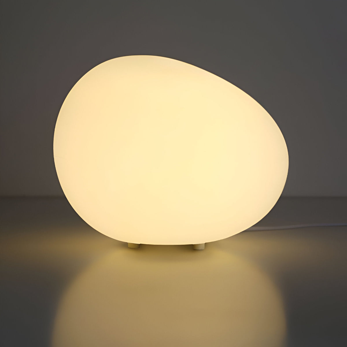 Modern Glass Solar Table Lamp for Living Room — Ashbury Home & Living