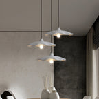 Wabi-Sabi Flower Shaped Cement Pendant Light With Adjustable Cord