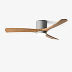 Wood Blade Ceiling Fan Ceiling Light With Remote Control