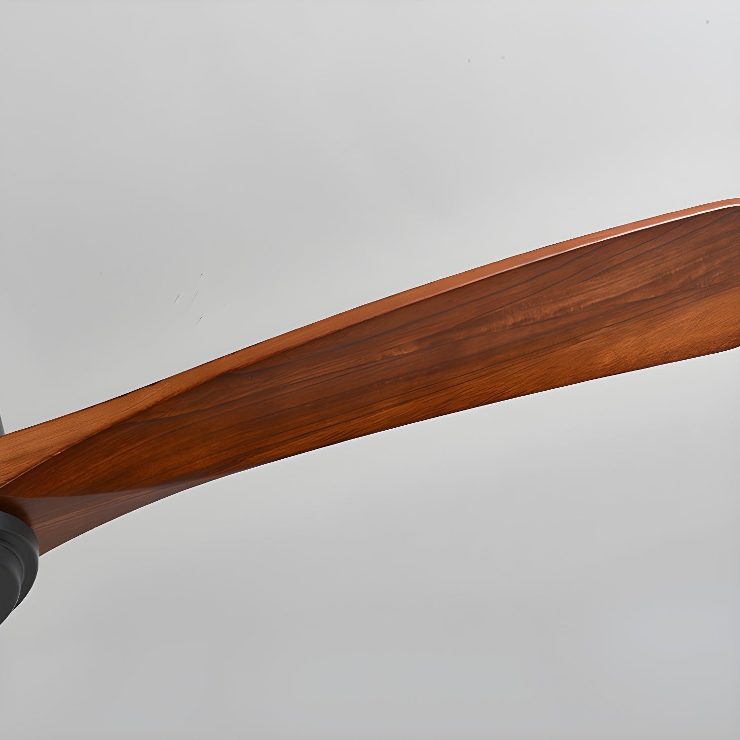 Wood Blade Ceiling Fan Ceiling Light With Remote Control