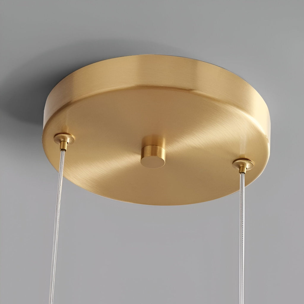 Retro Trio pendant lights LED Light With Hand-Blown Glass Shades