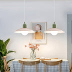 Bauhaus Minimalist Wrought Iron Pendant Light With Dome Shade