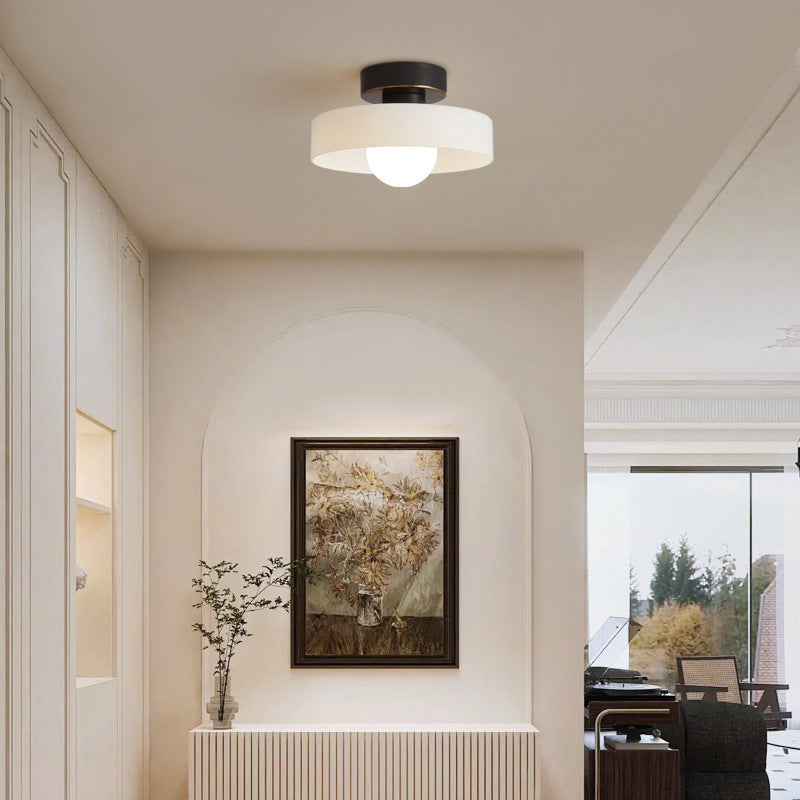 Bauhaus Glass LED Ceiling Light With Dome Diffuser