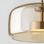 Retro Trio pendant lights LED Light With Hand-Blown Glass Shades