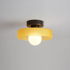 Bauhaus Glass LED Ceiling Light With Dome Diffuser