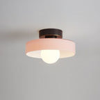 Bauhaus Glass LED Ceiling Light With Dome Diffuser