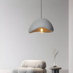 Japandi Cloud Pendant Light With Textured Polystyrene Shade