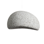 Wabi-Sabi Polystyrene Pendant Light With Spherical Dome Shade
