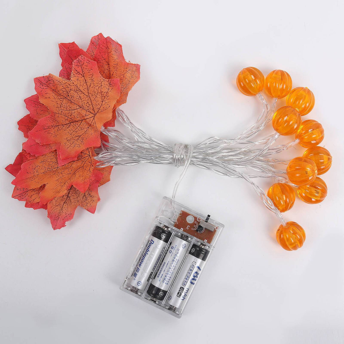 Maple Leaf String Lights LED Autumn Fairy Lights Battery Operated Garland Lights for Halloween | Harvest | Mantelpiece and Party Decoration