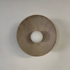 Retro Ceramic Disc Wall Light With Center Globe