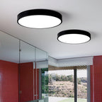 Low-Profile Round LED Ceiling Light With Minimal Frame