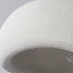 Japandi Cloud Pendant Light With Textured Polystyrene Shade