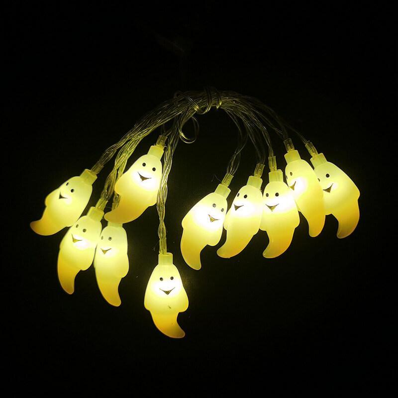 Halloween Ghost Fairy Lights LED String Lights Decorative Ghost Shaped Lights for Garden | Bedroom | Tree and Party Decoration