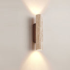 Japandi Travertine Wall Light LED Light With Up And Down Glow