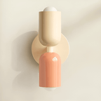 Double-Sided Capsule Wall Light With Round Backplate