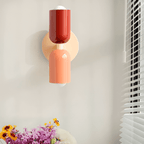 Double-Sided Capsule Wall Light With Round Backplate