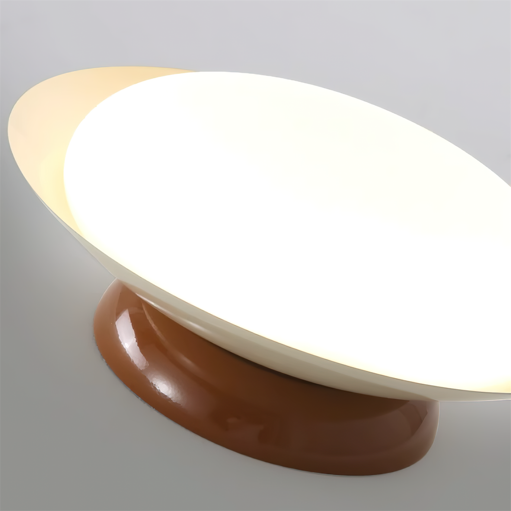 Modern Flush Mount Ceiling Light With Two-Tone Disc Shade