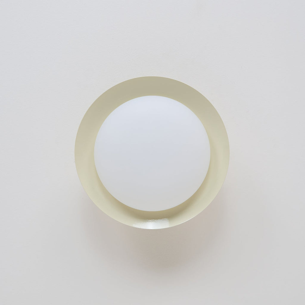 Modern Flush Mount Ceiling Light With Two-Tone Disc Shade