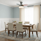 Petal Blade Ceiling Fan With Light Ceiling Light