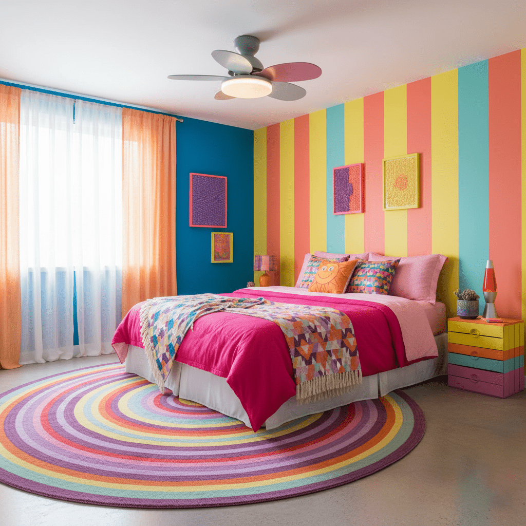 Petal Blade Ceiling Fan With Light Ceiling Light