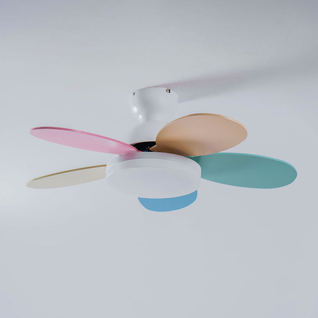 Petal Blade Ceiling Fan With Light Ceiling Light