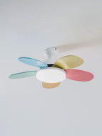 Petal Blade Ceiling Fan With Light Ceiling Light