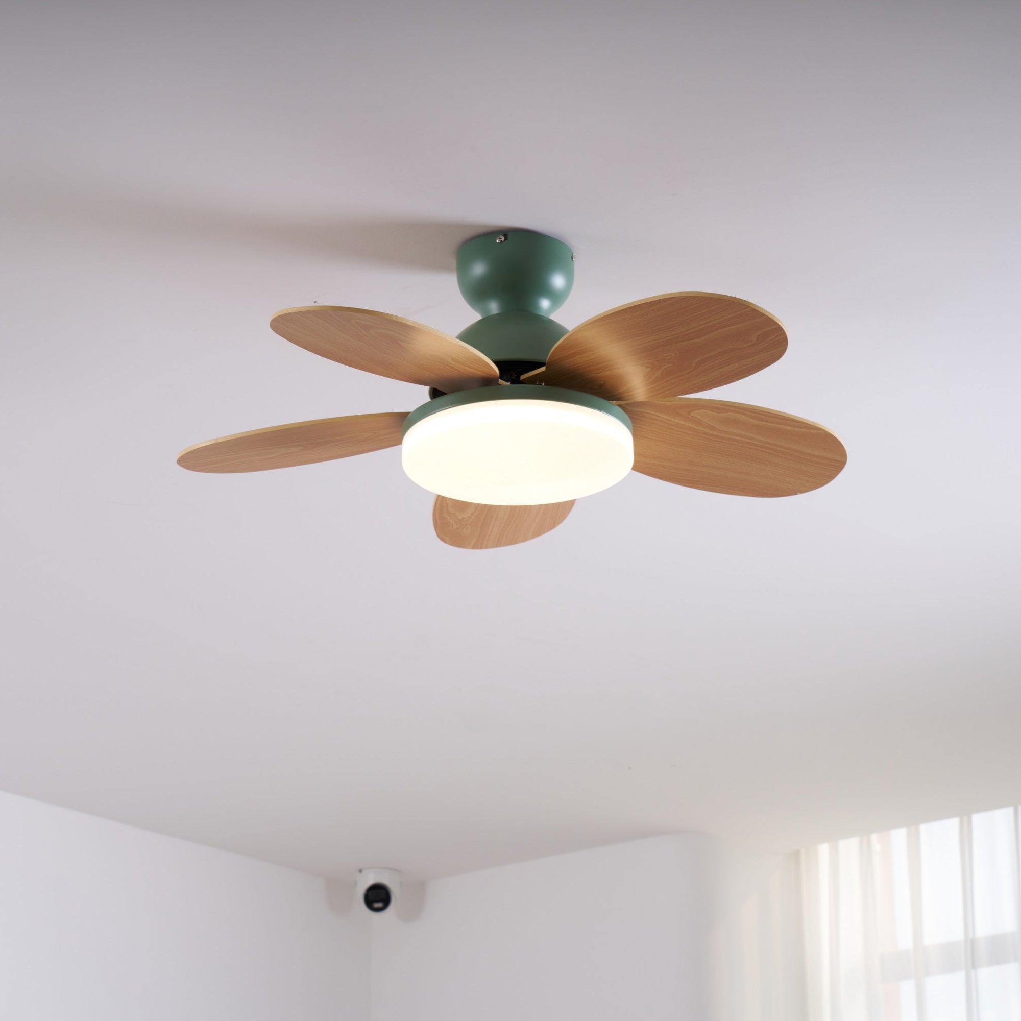 Petal Blade Ceiling Fan With Light Ceiling Light