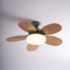 Petal Blade Ceiling Fan With Light Ceiling Light