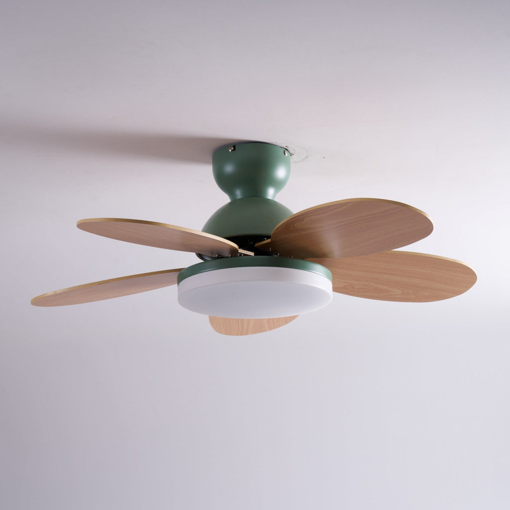 Petal Blade Ceiling Fan With Light Ceiling Light