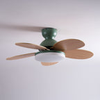 Petal Blade Ceiling Fan With Light Ceiling Light