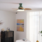 Petal Blade Ceiling Fan With Light Ceiling Light