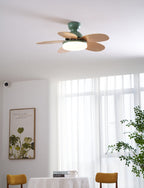 Petal Blade Ceiling Fan With Light Ceiling Light