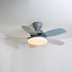 Petal Blade Ceiling Fan With Light Ceiling Light