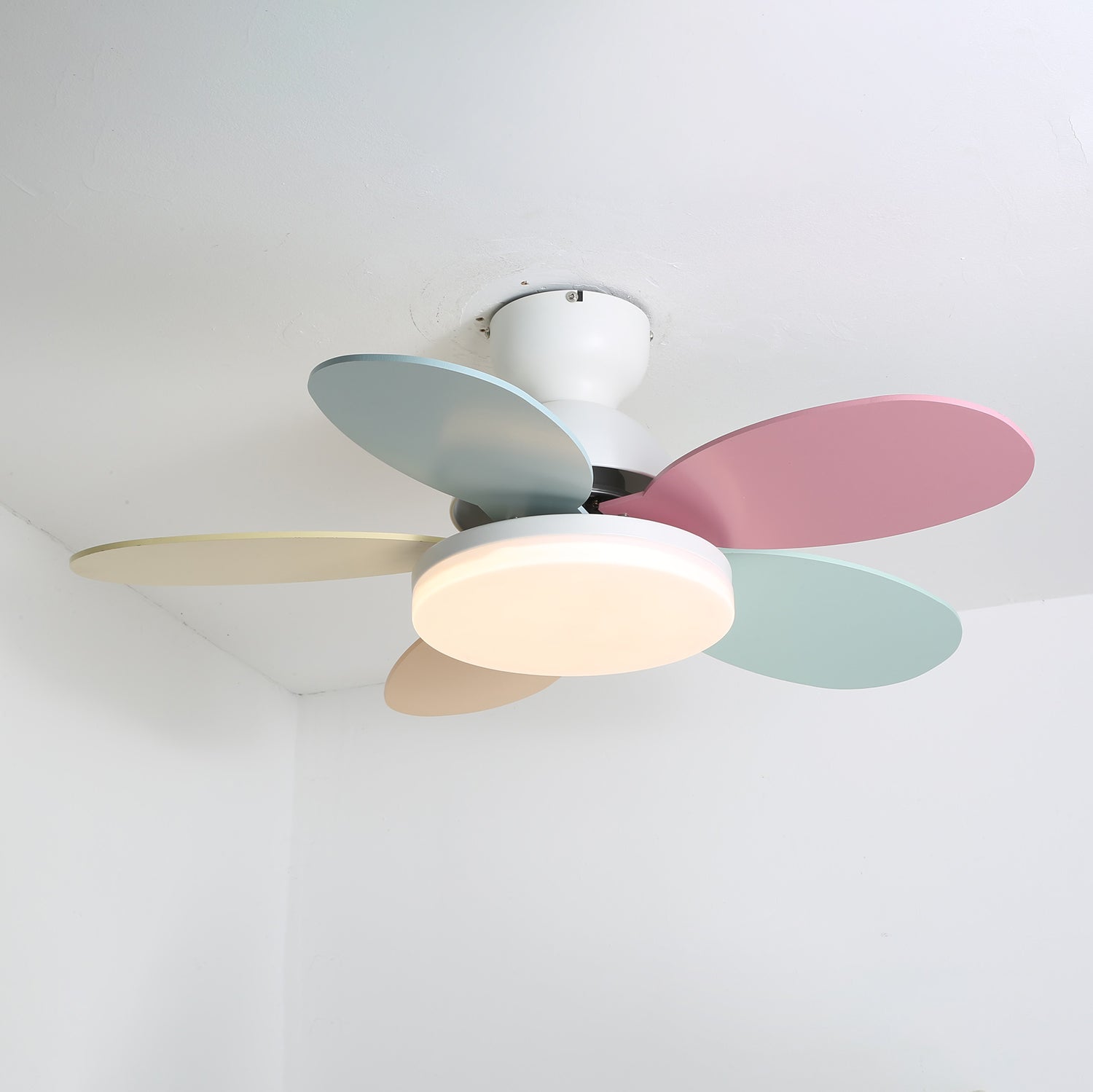 Petal Blade Ceiling Fan With Light Ceiling Light
