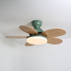 Petal Blade Ceiling Fan With Light Ceiling Light