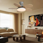 Petal Blade Ceiling Fan With Light Ceiling Light