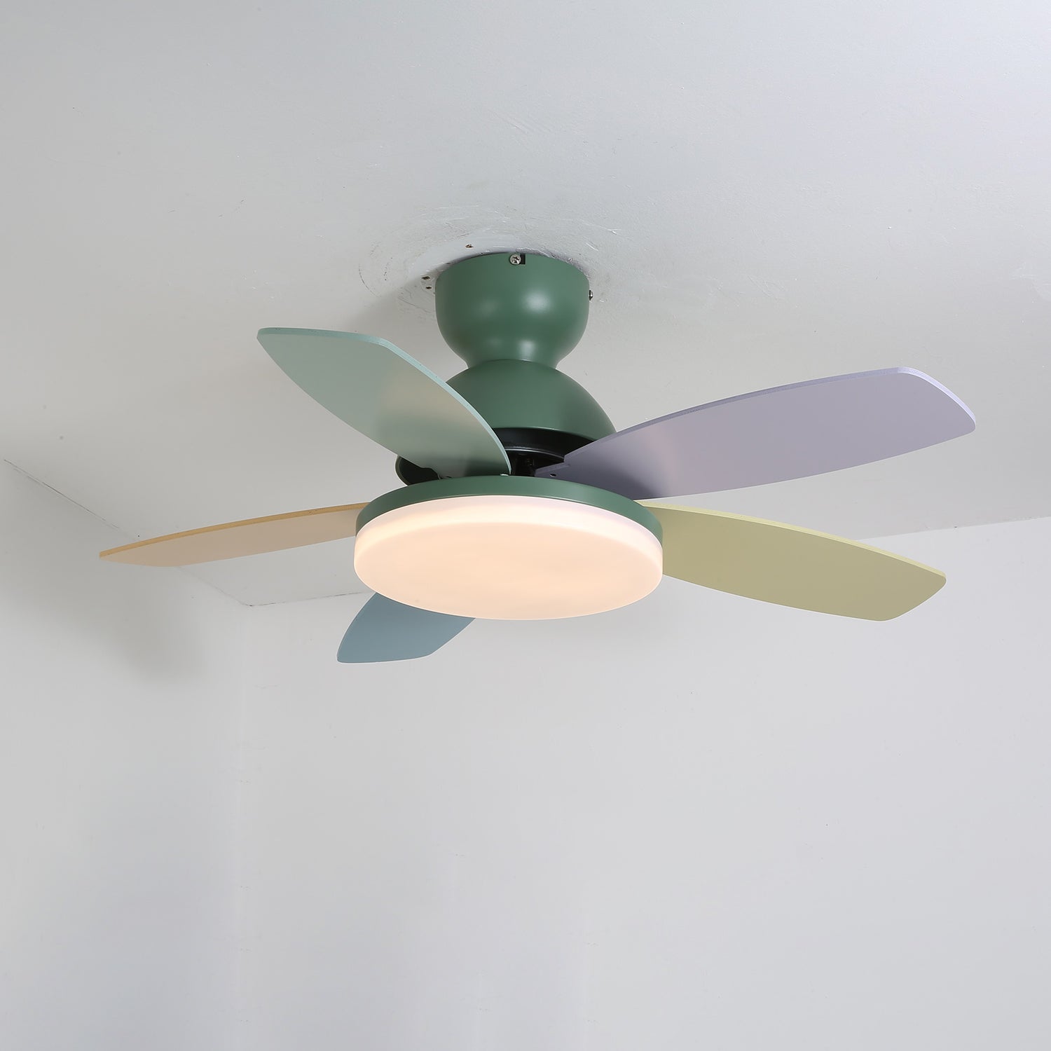 Petal Blade Ceiling Fan With Light Ceiling Light