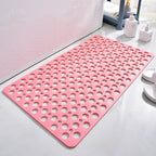 Non-Slip Shower Mat with Drainage Holes Soft Textured Anti-Slip Bath Mat Quick Draining Hygienic Mat for Shower | Bathtub and Wet Room