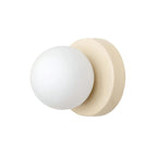 Nordic Round Glass Wall Light LED Light With Globe Shade