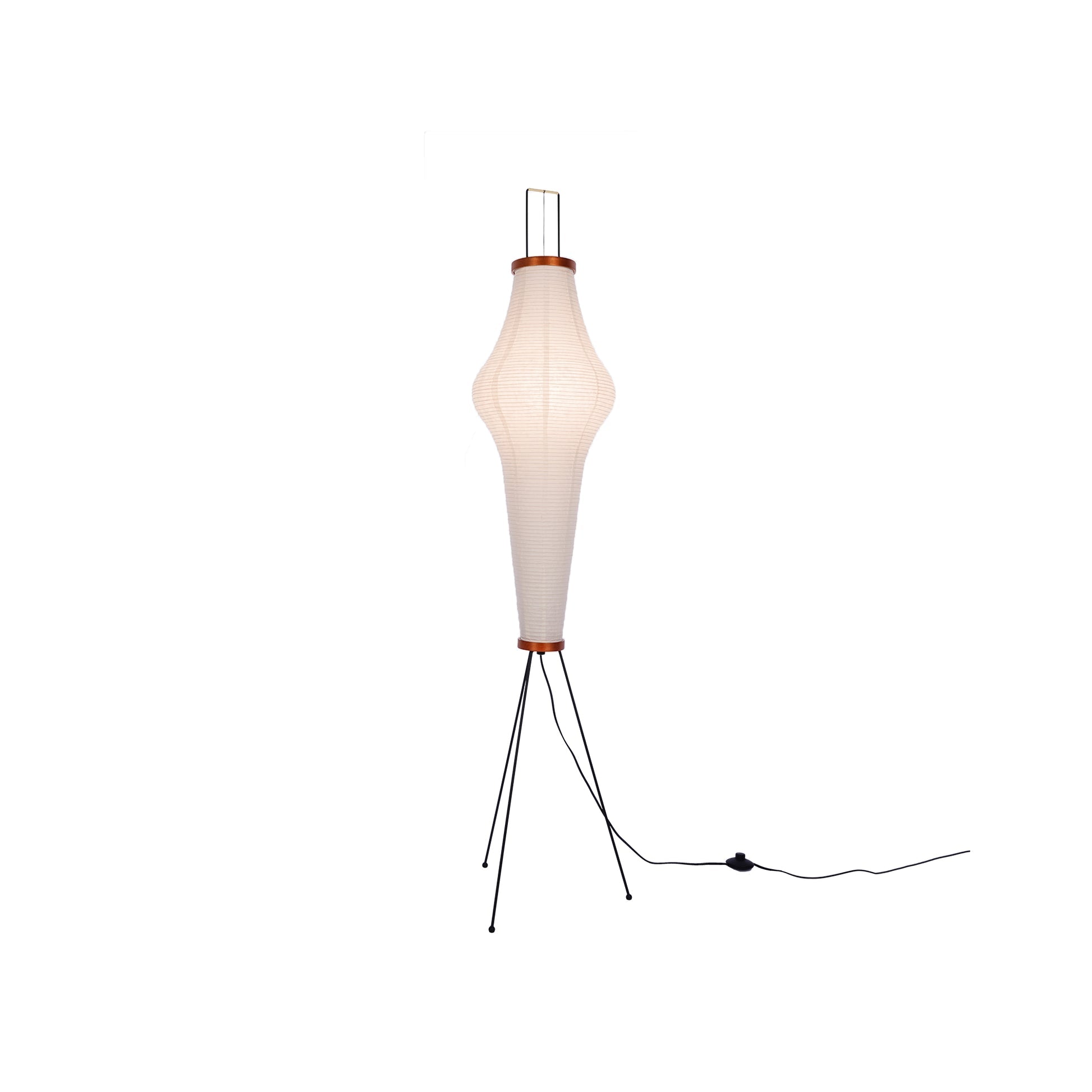 Rice Paper Floor Lamp With Tripod Stand