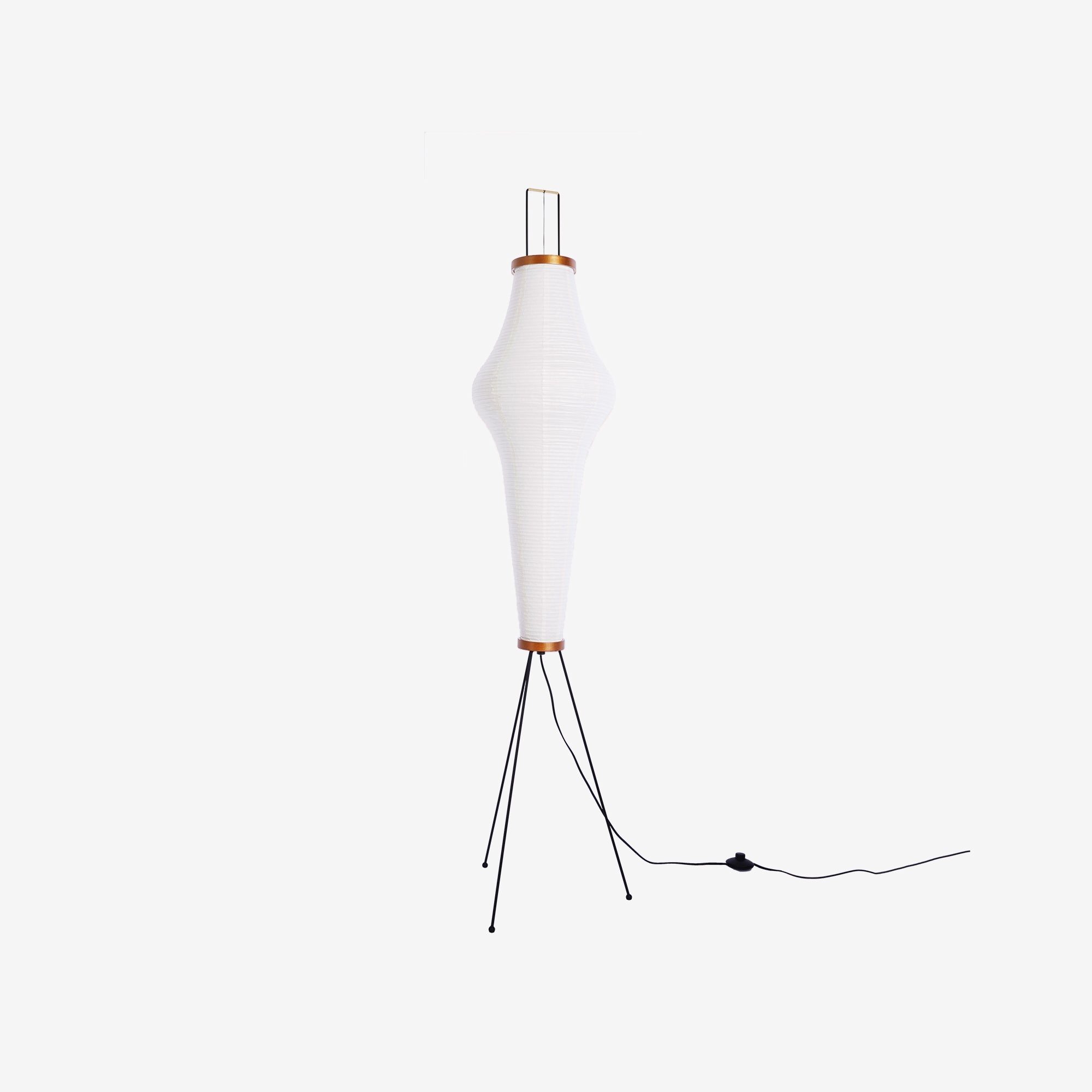 Rice Paper Floor Lamp With Tripod Stand