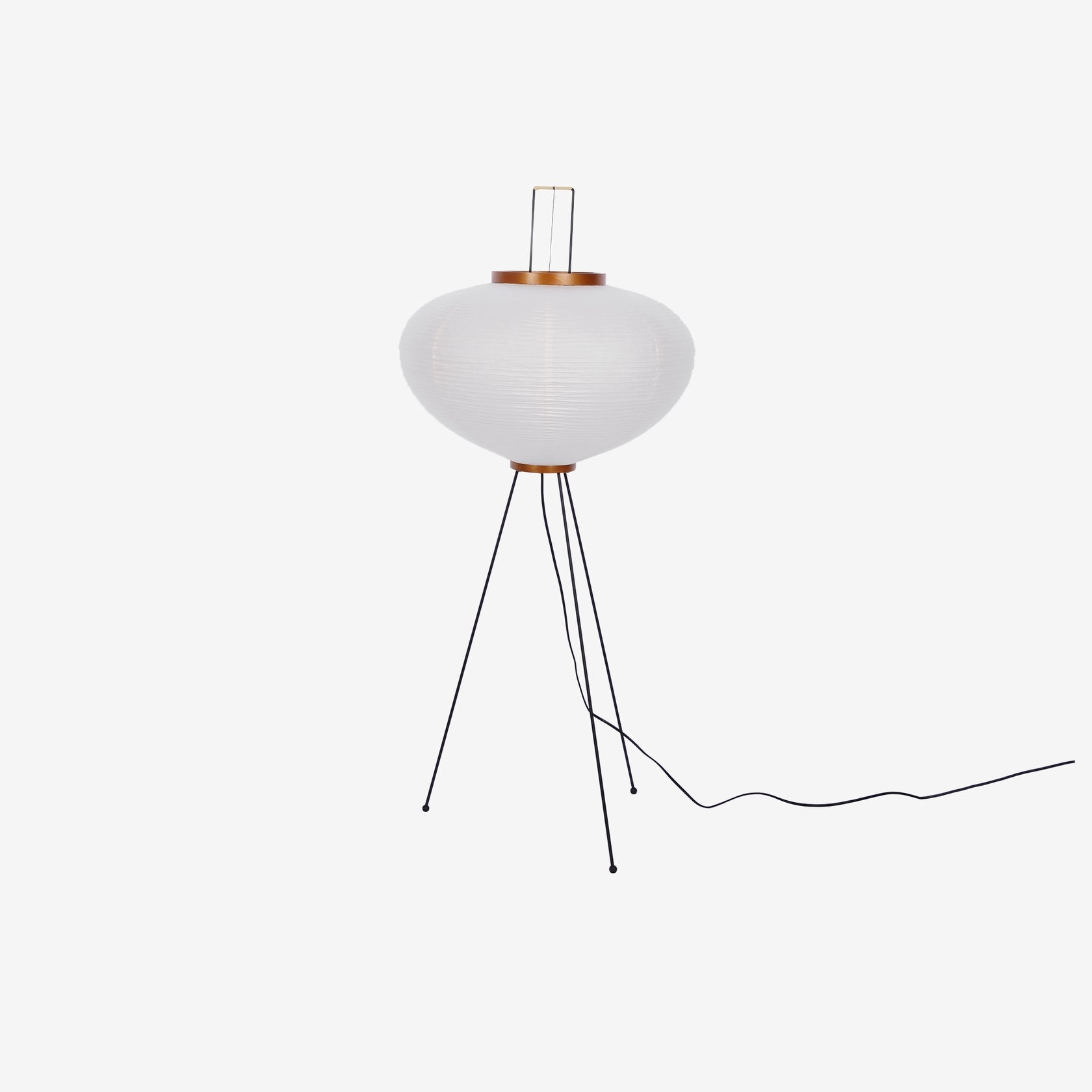 Rice Paper Floor Lamp With Tripod Stand