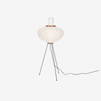 Rice Paper Floor Lamp With Tripod Stand