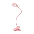 USB LED Reading Lamp Clip On Desk Lamp with Flexible Gooseneck and Dimmable Brightness for Bed | Desk and Bookshelf