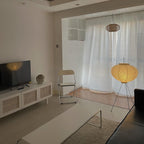 Rice Paper Floor Lamp With Tripod Stand
