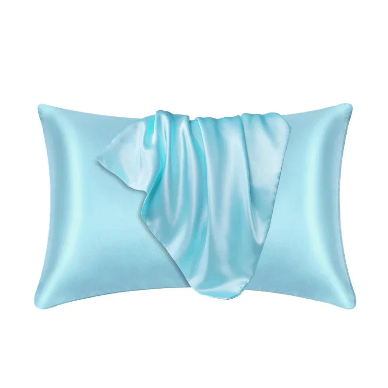Mulberry Silk Pillowcase Smooth Soft Natural Silk Pillow Cover with Envelope Closure Breathable Bedding for Bedroom | Guest Room