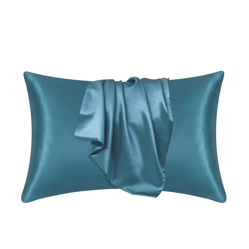 Mulberry Silk Pillowcase Smooth Soft Natural Silk Pillow Cover with Envelope Closure Breathable Bedding for Bedroom | Guest Room